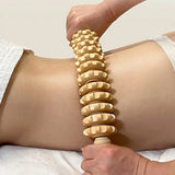 Puidust massaažirull tselluliidi ja lihaspingete vähendamiseks kaubadkoju.ee