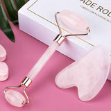 Noorendav ja trimmiv näorull Gua Sha kivi Jade Roller kaubadkoju.ee